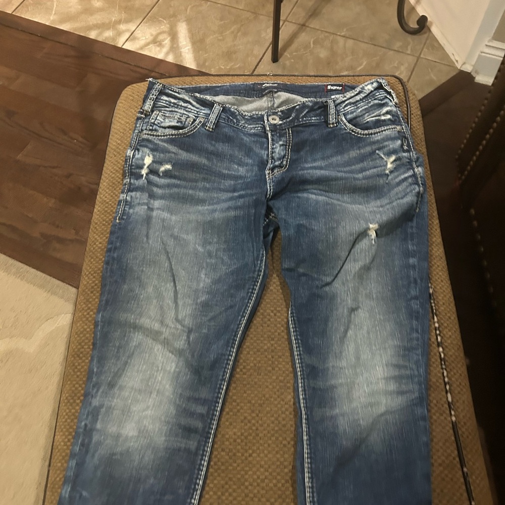 Blue Distressed Jeans